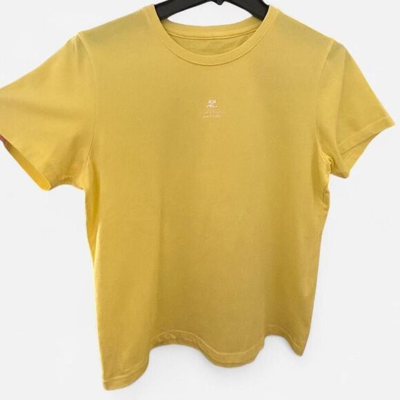 Courrèges Vintage Yellow Sport Futur Tee – Japanese Streetwear (Runs S/M) unisex - Picture 3 of 7